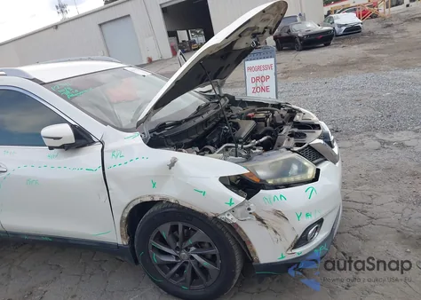 2016 Nissan Rogue Sl из США, поврежденный, VIN 5N1AT2MT0GC780873